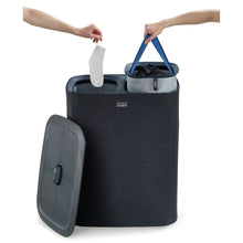 Load image into Gallery viewer, Tota 90L Laundry Separation Basket - Carbon Black