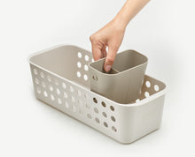Load image into Gallery viewer, EasyStore™ Ecru Bathroom Storage Basket Slimline