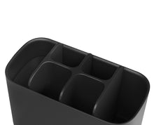 Load image into Gallery viewer, EasyStore™ Matt Black Toothbrush Holder Large