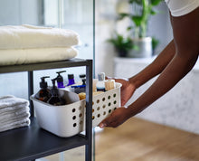 Load image into Gallery viewer, EasyStore™ Ecru Bathroom Storage Basket Large