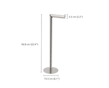 Load image into Gallery viewer, EasyStore™ Luxe 2-in-1 Stainless-Steel Toilet Roll Stand