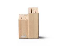 Load image into Gallery viewer, Elevate™ Fusion 5-piece Knife & Scissor Set with Beechwood Block