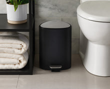 Load image into Gallery viewer, EasyStore™ Matt Black Pedal Bin 5L