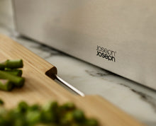 Load image into Gallery viewer, Folio™ Steel Bamboo 3-piece Chopping Board Set