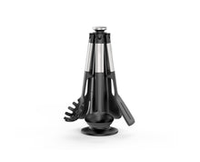 Load image into Gallery viewer, Elevate™ Stainless-Steel Silicone 5-Piece Utensils Carousel Set