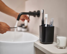 Load image into Gallery viewer, EasyStore™ Matt Black Toothbrush Holder