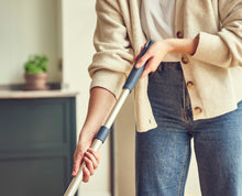 Load image into Gallery viewer, CleanStore Wall-Mounted Broom - Blue