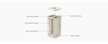 Load image into Gallery viewer, Tota 60L Laundry Separation Basket - Ecru