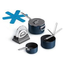 Load image into Gallery viewer, Space 3pc (6pc) Non-Stick Saucepan Set