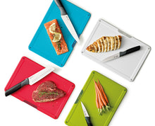 Load image into Gallery viewer, Folio™ Icon Plus Multicolour 8-piece Knife & Chopping Board Set