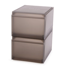 Load image into Gallery viewer, ShoeCase 2-piece Shoe Storage Box Grey