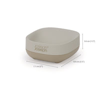 Load image into Gallery viewer, Slim™ Compact Matt Ecru Soap Dish