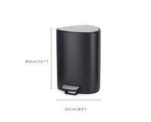 Load image into Gallery viewer, EasyStore™ Matt Black Pedal Bin 5L