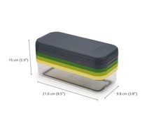 Load image into Gallery viewer, Multi-Prep™ Compact Multicolour 4-Piece Grater & Slicer