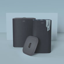 Load image into Gallery viewer, Tota 90L Laundry Separation Basket - Carbon Black