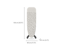Load image into Gallery viewer, Glide Plus Easy-Store Ironing Board with Advanced Cover (130cm) - Ecru Scatter