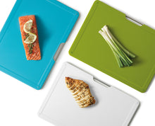 Load image into Gallery viewer, Folio™ Slim 3-Piece Under-Shelf Multicolour Chopping Board Set Large