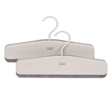 Load image into Gallery viewer, Orderly™ Easy-grip Set of 2 Skirt & Trouser Hangers Ecru
