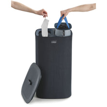 Load image into Gallery viewer, Tota 60L Laundry Separation Basket - Carbon Black
