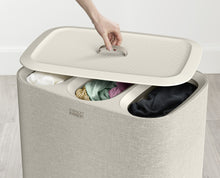 Load image into Gallery viewer, Tota Trio 90L Laundry Separation Basket - Ecru