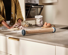 Load image into Gallery viewer, PrecisionPin™ Adjustable Rolling Pin - Sky