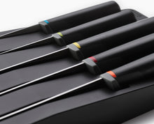 Load image into Gallery viewer, Elevate™ Store 5-Piece Knife Set with In-Drawer Storage Tray