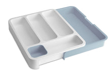 Load image into Gallery viewer, DrawerStore™ Expandable Cutlery Tray - Light Blue

