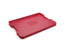Load image into Gallery viewer, Cut&Carve™ Plus Multi-Function Chopping Board Large - Red