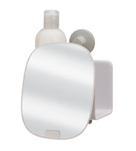 Load image into Gallery viewer, EasyStore™ White Shower Shelf with Removable Mirror
