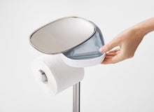 Load image into Gallery viewer, EasyStore™ Plus Stainless-Steel Toilet Roll Holder with Toilet Brush