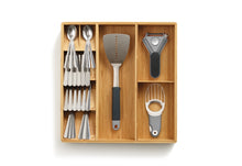 Load image into Gallery viewer, DrawerStore™ Bamboo Cutlery, Utensil & Gadget Organiser