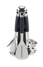 Load image into Gallery viewer, Elevate™ Steel Carousel 6-piece Utensil Set