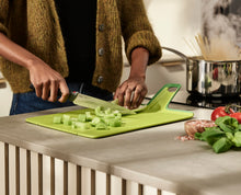 Load image into Gallery viewer, Chop2Pot™ Plus Folding Chopping Board Regular - Green