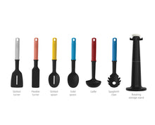 Load image into Gallery viewer, Elevate™ 6-piece Utensil Set with Storage Stand