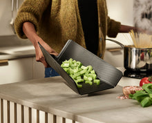 Load image into Gallery viewer, Chop2Pot™ Plus Folding Chopping Board Regular - Black