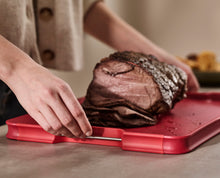 Load image into Gallery viewer, Cut&Carve™ Plus Multi-Function Chopping Board Extra Large - Red
