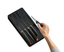 Load image into Gallery viewer, Elevate™ Store 5-Piece Knife Set with In-Drawer Storage Tray