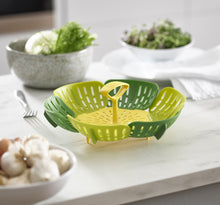 Load image into Gallery viewer, Bloom™ Folding Steamer Basket