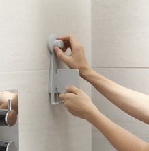 Load image into Gallery viewer, EasyStore™ White Shower Shelf with Removable Mirror