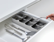 Load image into Gallery viewer, DrawerStore™ Cutlery Organiser Large Grey