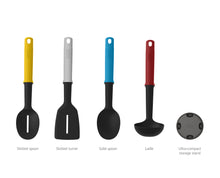 Load image into Gallery viewer, Elevate™ Slim 4-Piece Utensil Set with Storage Stand