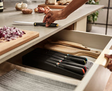 Load image into Gallery viewer, Elevate™ Store 5-Piece Knife Set with In-Drawer Storage Tray