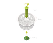 Load image into Gallery viewer, Spindola™ In-Sink Salad-Spinning Colander