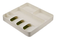Load image into Gallery viewer, DrawerStore™ Cutlery, Utensil and Gadget Organiser - White/Green