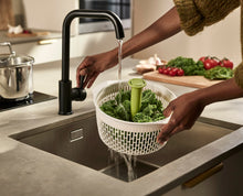 Load image into Gallery viewer, Spindola™ In-Sink Salad-Spinning Colander