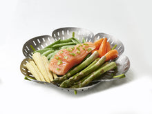 Load image into Gallery viewer, Bloom™ Steel Folding Steamer Basket