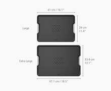 Load image into Gallery viewer, Cut&Carve™ Plus Multi-Function Chopping Board Extra Large - Black