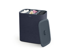 Load image into Gallery viewer, Tota Trio 90L Black Laundry Separation Basket - Carbon Black
