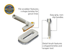 Load image into Gallery viewer, CleanTech™ 2-Pc Tile Cleaning Tool Set

