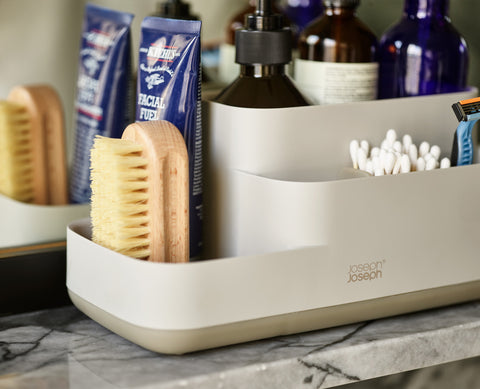 EasyStore™ Matt Ecru Bathroom Storage Caddy